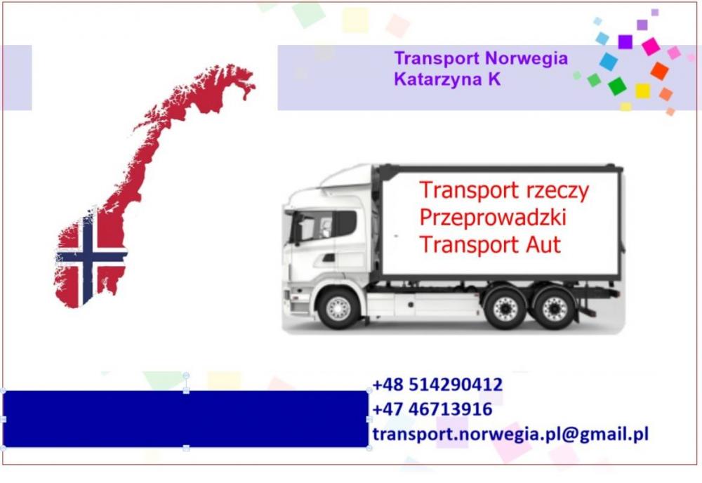 Transport-Norwegia :POLSKA - NORWEGIA 12.05 * ---* Norwegia - Polska 18.05