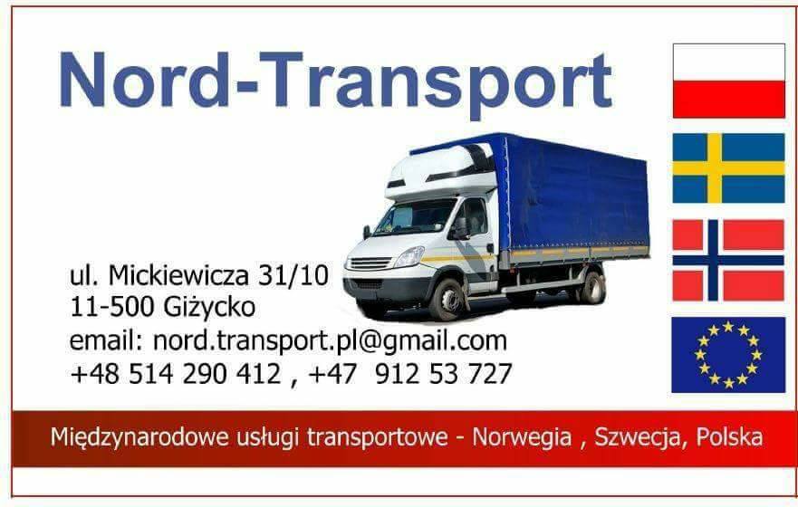 *Nord-Transport:*POLSKA - NORGE : 25.03.2020 */* NORGE - POLSKA : 30.03.2020*