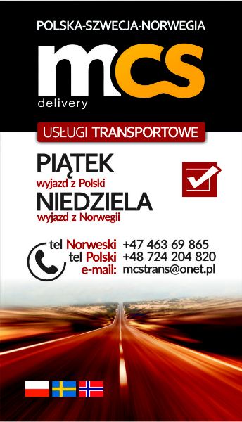 PACZKI POLSKA-NORWEGIA MCS 12/13.03.2020
