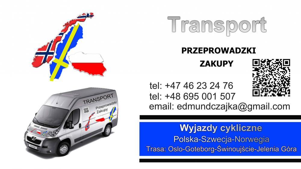 Transport- Polska-Norwegia- Szwecia