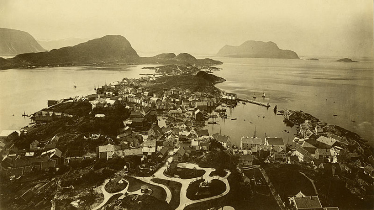 Ålesund kiedyś - zobacz, jak miasto wyglądało ponad 100 lat temu