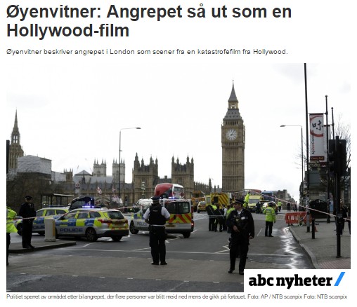 Norweski portal informacyjny cytuje słowa świadka wydarzenia: 