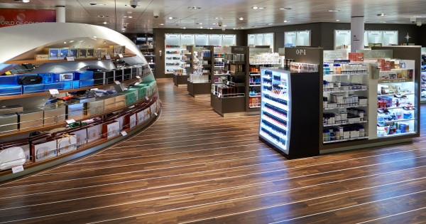 Tax Free Shop na pokładzie MS Stavangerfjord i MS Bergensfjord ma aż 500 m².