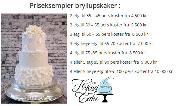 Przykładowe ceny tortów ślubnych z cukierni