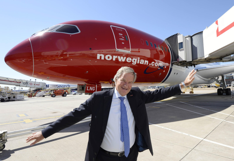 Bjørn Kjos w lipcu 2019 zrezygnował z funkcji dyrektora generalnego linii Norwegian.