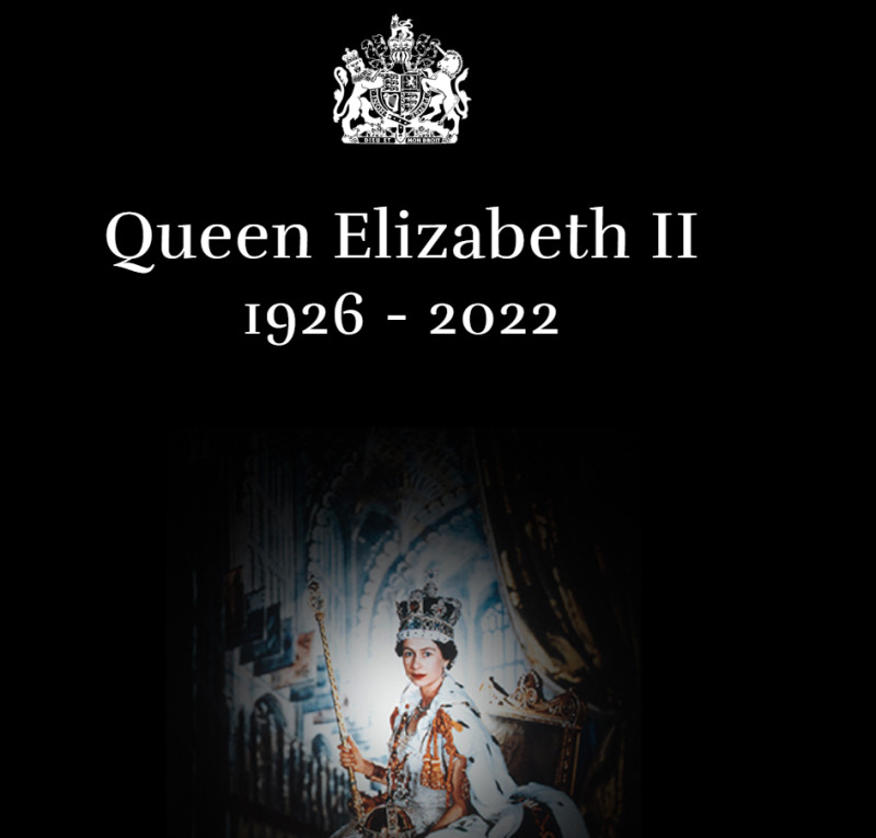 Informację o śmierci królowej Elżbiety zamieszczono na oficjalnej stronie rodziny królewskiej
