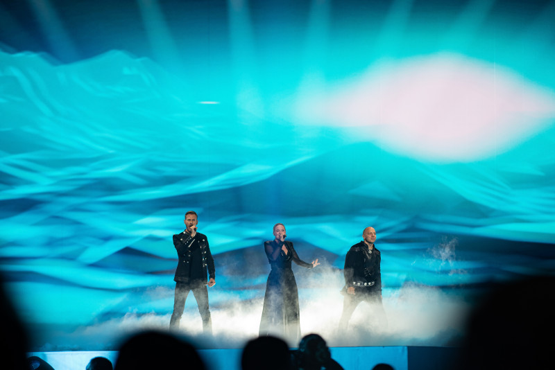 Zespół KEiiNO podczas finałowego występu na Eurowizji 2019.
