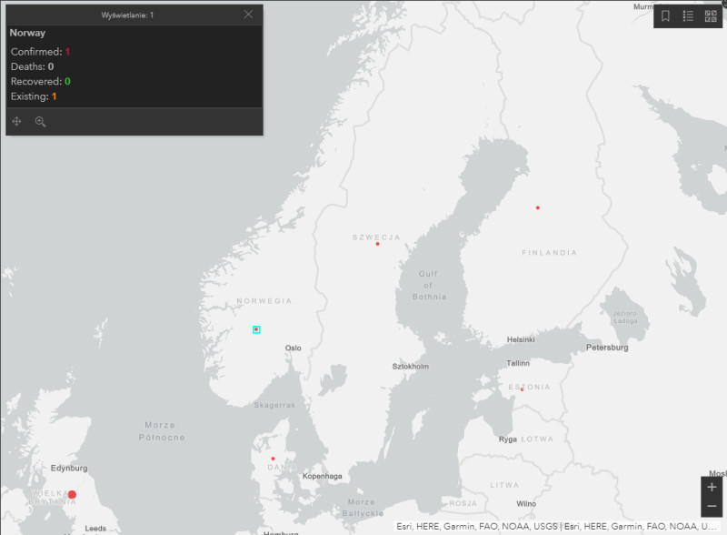 Przypadki koronawirusa odnotowano już również w pozostałych krajach skandynawskich oraz w Finlandii. 