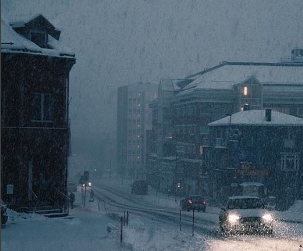 Zima w Narvik na instagramie @swedish.things