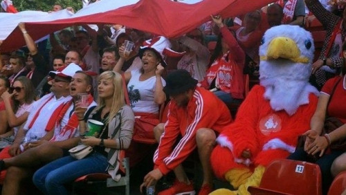 Mecz Polska-Ukraina: Polscy kibice w Norwegii znowu pokazali klasę [VIDEO]