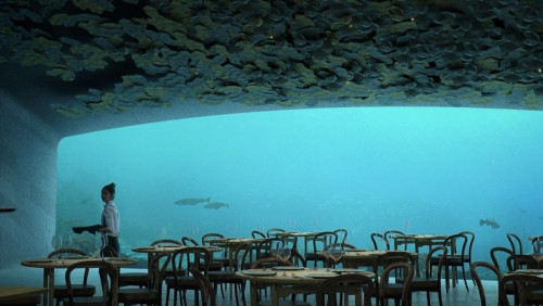 Tak będzie wyglądać podwodna restauracja w Norwegii. Robi wrażenie [ZDJĘCIA]