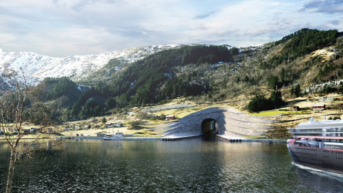 Pierwszy na świecie tunel dla statków miał powstać w Norwegii. Rząd nie ma jednak pieniędzy