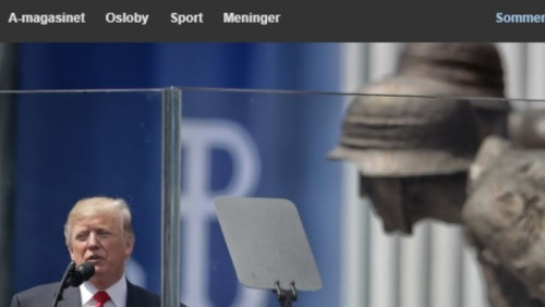 „Wydarzenie historyczne”, a może „muzyka dla uszu premier”? Norweskie media komentują wizytę Trumpa w Polsce