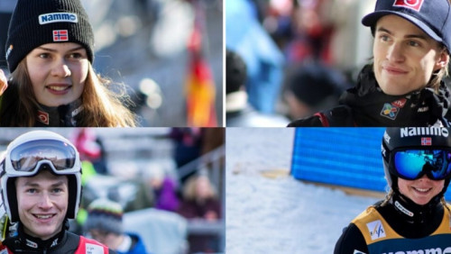 Kadra norweskich skoczków składa życzenia świąteczne po polsku [WIDEO]