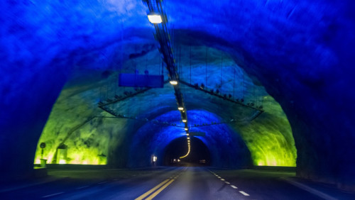 Najdłuższy tunel świata będzie zamknięty pięć lat. Remont Lærdalstunnelen wyniesie ponad 2 miliardy koron