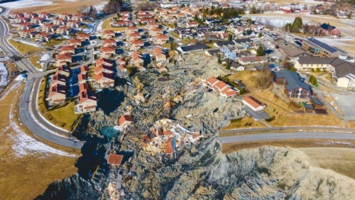Wypłacą odszkodowanie ofiarom osuwiska w Gjerdrum: ubezpieczyciel nie czeka na raport geologów