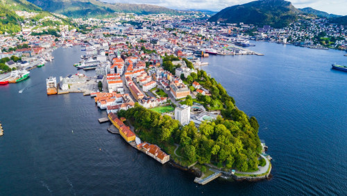 Bergen ma najczystsze powietrze w Norwegii. „Brama do fiordów” bryluje też na tle Europy