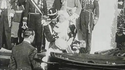 Film o podróży koronacyjnej Haakona VII odnaleziony w szwedzkim archiwum filmowym
