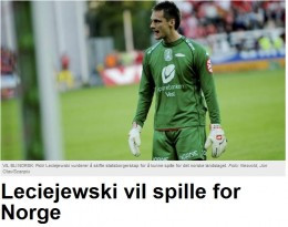 Być może będziemy mieć pierwszego Polaka w piłkarskiej reprezentacji Norwegii