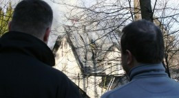 Pożar w biurze dwóch Polaków w Blommenholm 