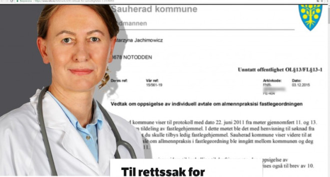 Rusza proces polskiej lekarki zwolnionej za klauzulę sumienia. To pierwsza taka sprawa w Norwegii