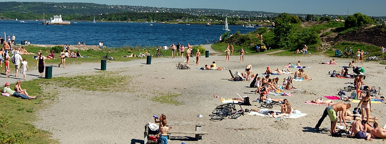 Nowa plaża w centrum Oslo – Sørenga