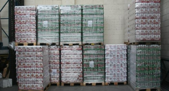 To największe zatrzymanie od lat: Polak próbował wwieźć do Norwegii ponad 30 000 puszek piwa