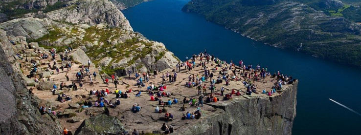 Preikestolen najpopularniejsze w Norwegii