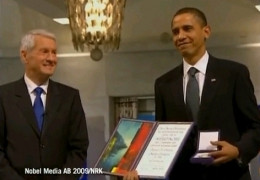 Barack Obama odebrał Pokojową Nagrodę Nobla