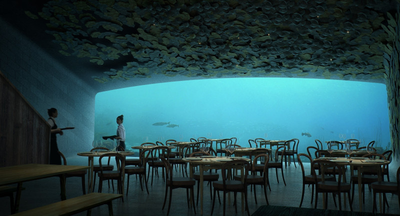 Projekt podwodnej restauracji Under.