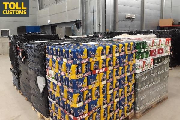 Polacy próbowali przemycić prawie 50 tys. litrów piwa.