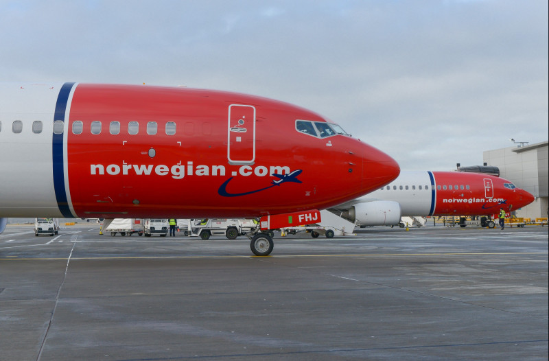 Obecnie po cięciach we flocie Norwegian funkcjonuje w granicach minimum, obsługując tylko kilka lotów krajowych.