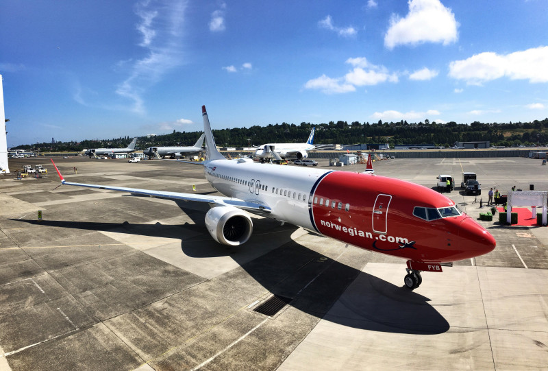 Norwegian obsługuje obecnie trasy krajowe. Wykorzystuje 6 ze 140 samolotów.