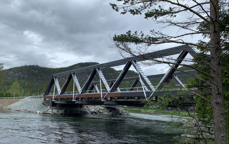 Most Tveit na E16 w Valdres to jeden z mostów kratownicowych, który będzie zamknięty do odwołania.