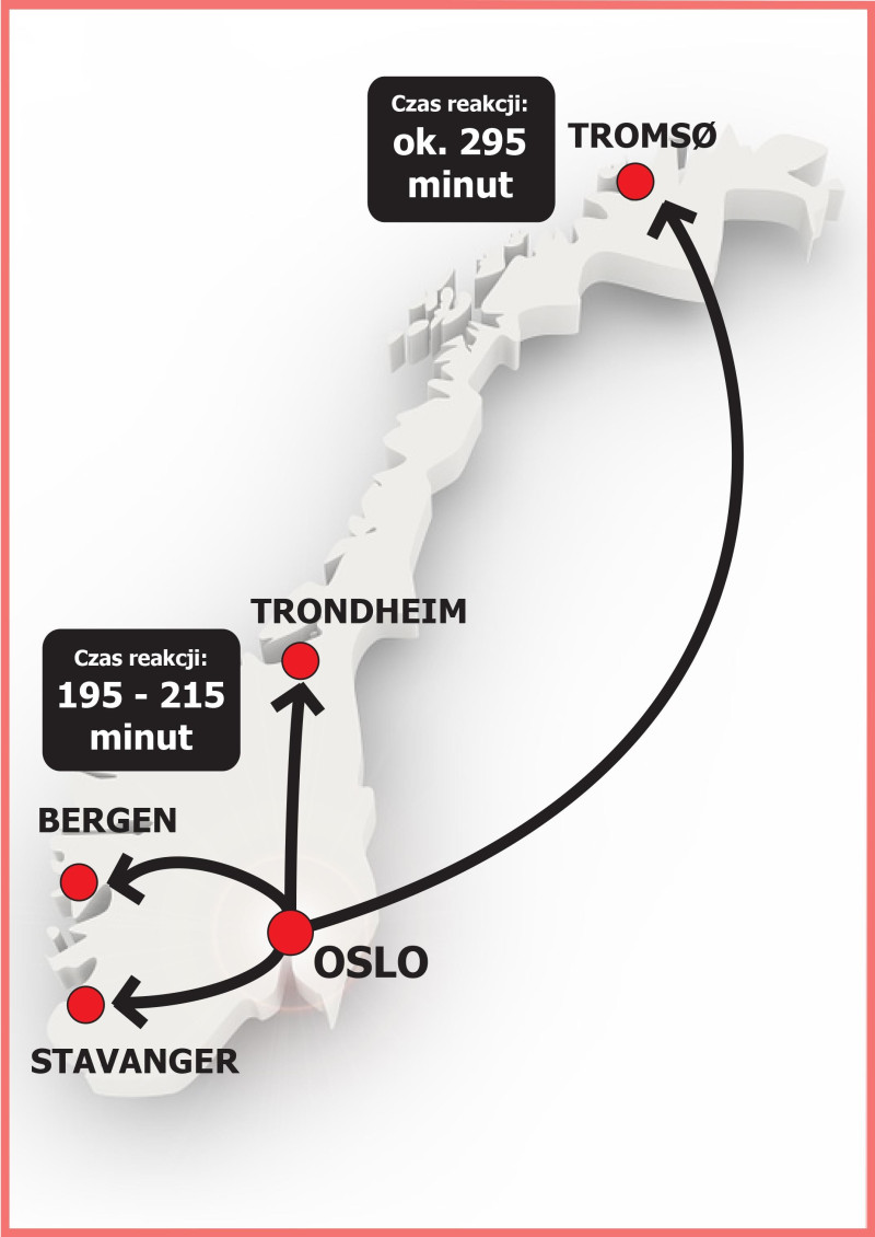 Siedziba Delty mieści się w Oslo skąd w razie potrzeby funkcjonariusze wysyłani są do innych miejsc w całej Norwegii