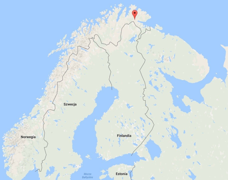 Położenie Tana Bru - Finnmark