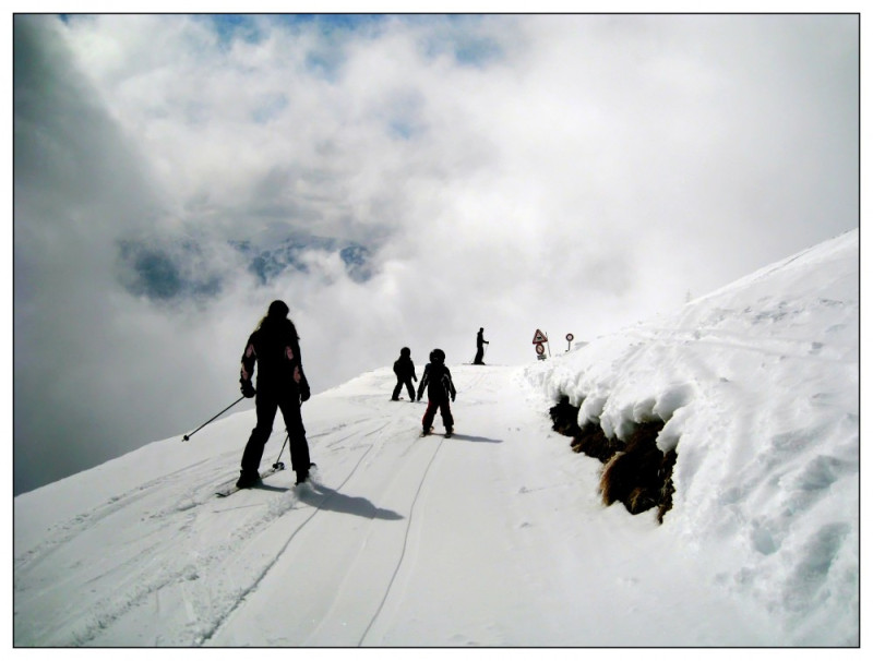 Jazda na nartach jest w Norwegii niezwykle popularna.